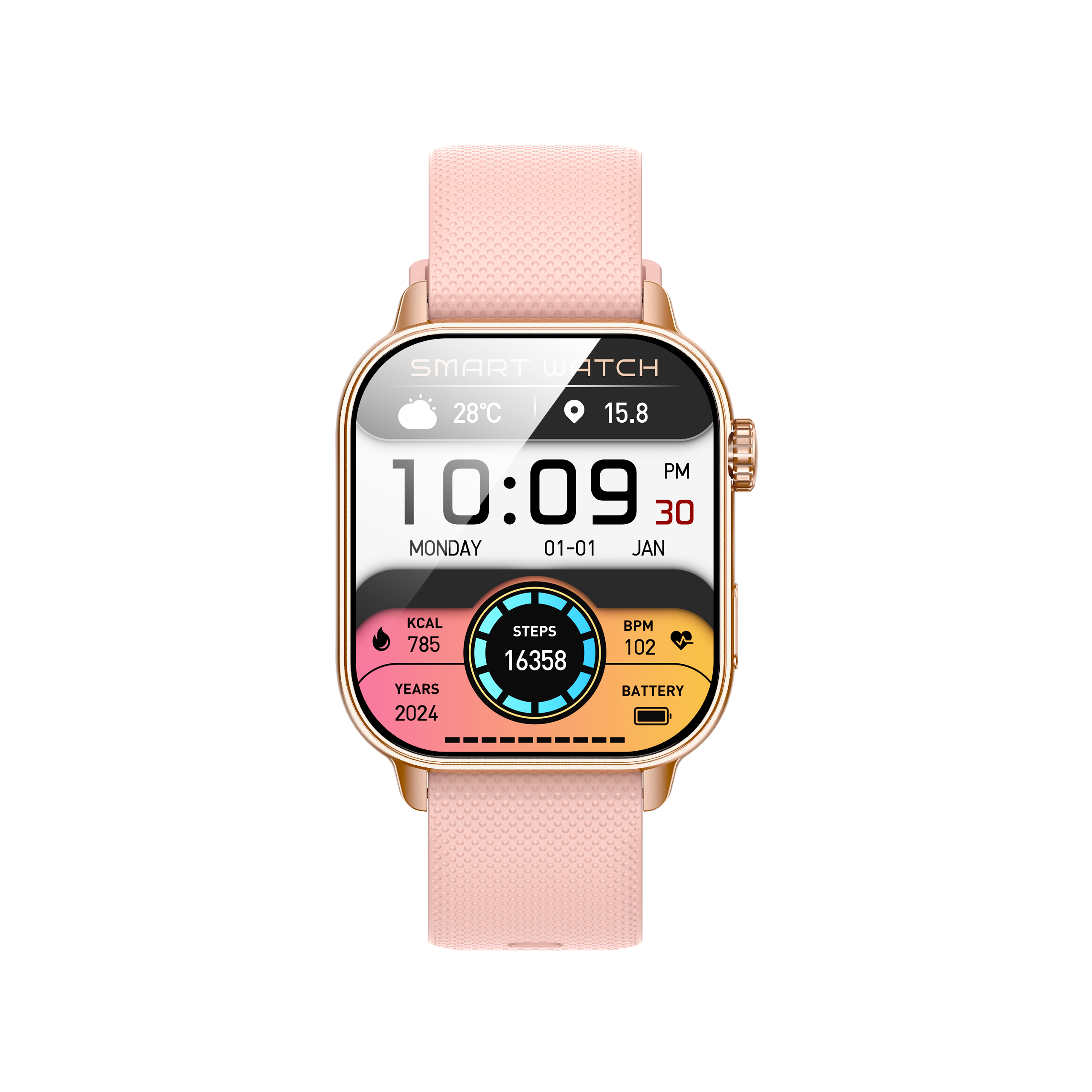 lc210 ultra slim fashion smartwatch