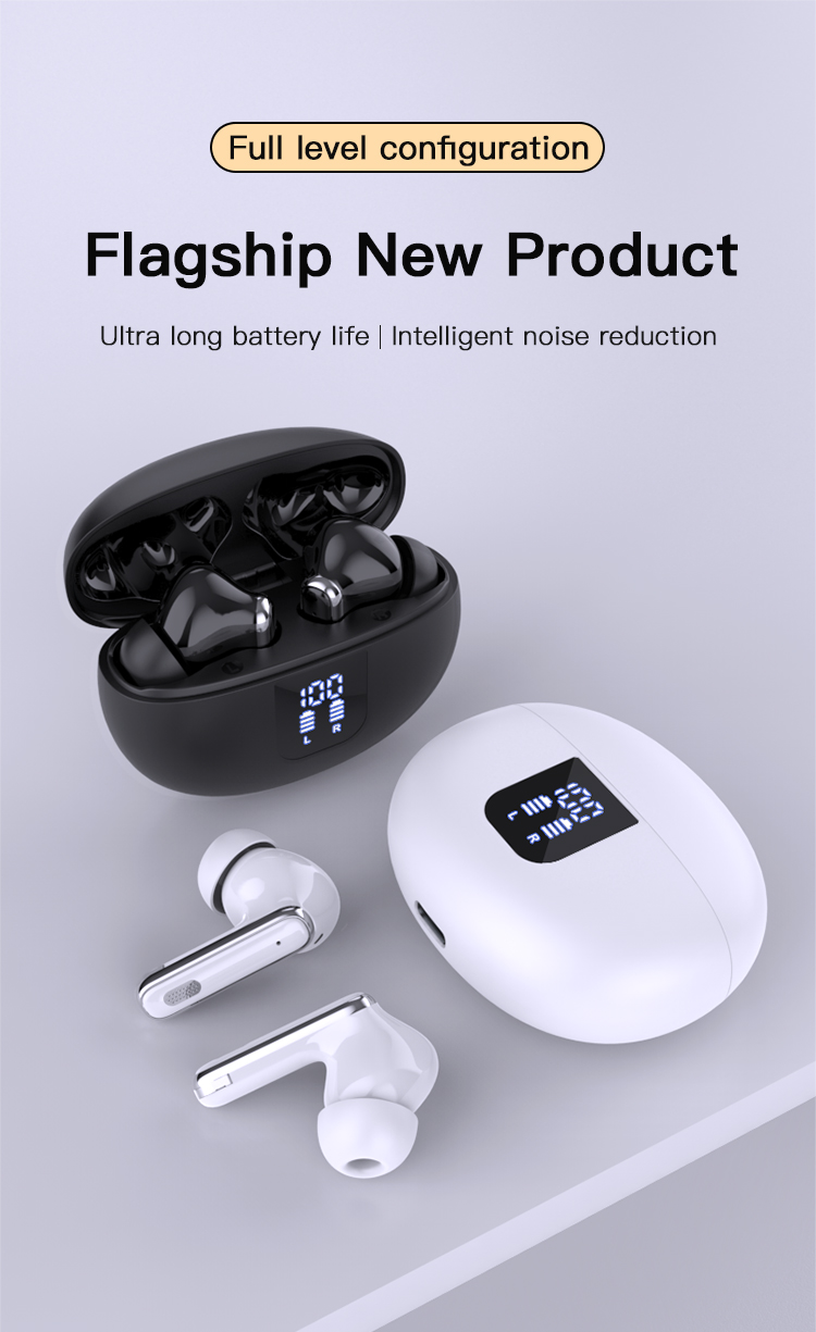 yyk q10 smart noise cancelling wireless earbuds